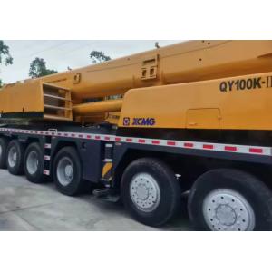 100ton Used Truck With Crane Construction Xcmg QY100 With Remote Control