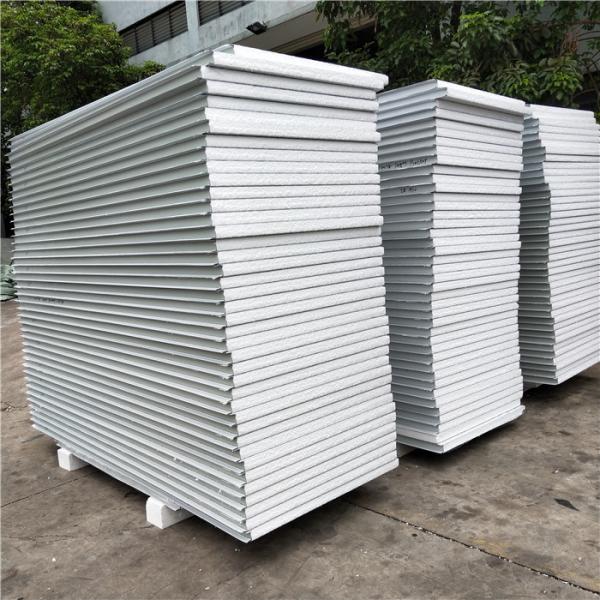 Quality eps prefabricated sandwich panel house wall board 950-50-0.376mm with film both side wholesale