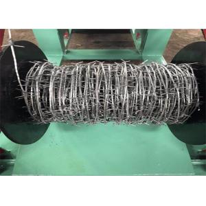 Galvanized 2.8mm Barbed Wire Machine For Playground