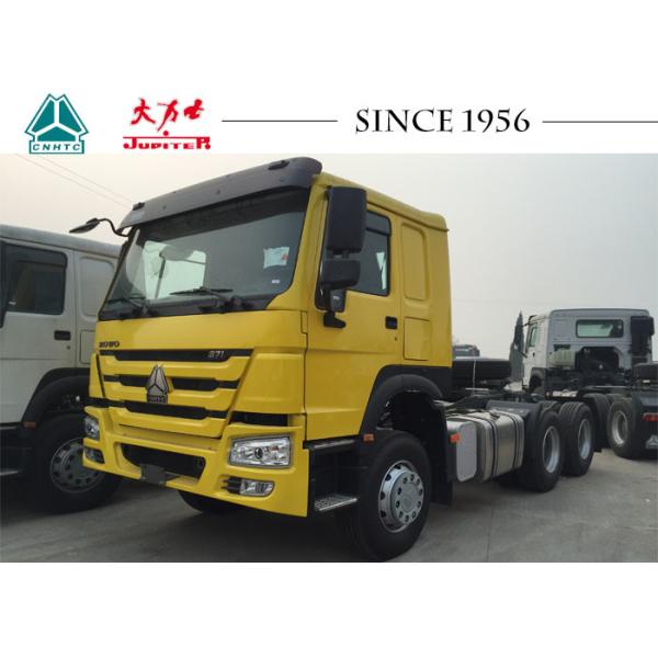 Quality Sinotruk HOWO 6X4 Tractor Truck Advanced Brake System With 371 Hp Euro II Engine wholesale