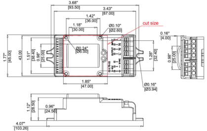 Dimmable Microwave Motion Sensor MC601V 120/277Vac UL North American Version