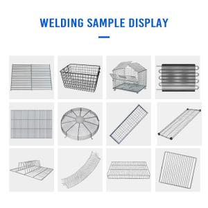 HWASHI Customizable Manual Row Wire Mesh Welding Machine for Shelving Wire Rack