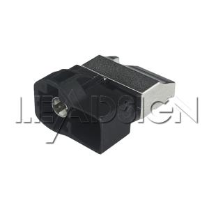 4+4Pin Right Angle Fakra HSD Connector - Code A for Automotive Electronics