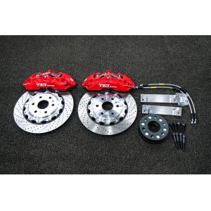 TEI Racing BBK P60NS 6 Piston Forged two - pieces Caliper Brake Kit For Cadillac