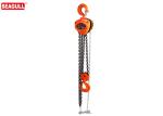 Open Frame Manual Chain Block Hoist , 3 Ton Chain Pulley Block