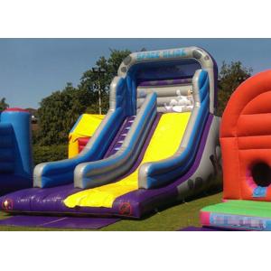 Cheap Safety Logo Printing Commercial Inflatable Slide With Climbing Stairs for sale