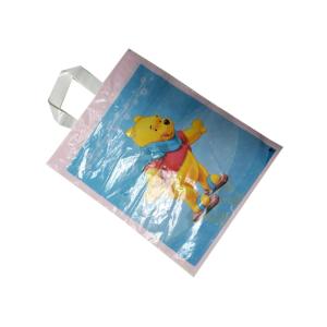 Reusable and Recyclable Customized Logo Soft Loop Handle Merchandise Shopping