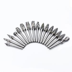 6mm Diameter Double Cut Round Tungsten Carbide Rotary Burrs with 3mm Shank Tooth