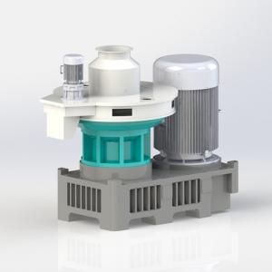 Complete Biomass Pellet Machine Production Line Vertical Ring Die Pellet Machine