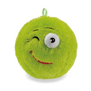 23cm Fuzzy Emoj Hairy Inflatable Ball with Fuzzy Monster Design Age Range 14