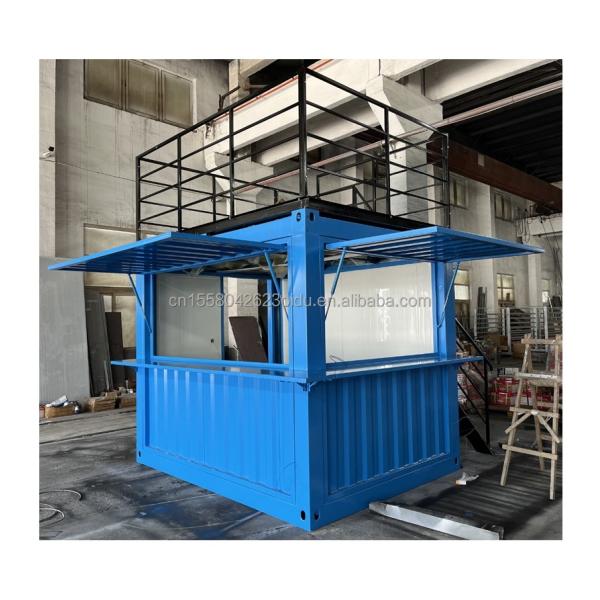 Steel Frame and Galvanized Steel Bending Prefabricated Container Restaurant