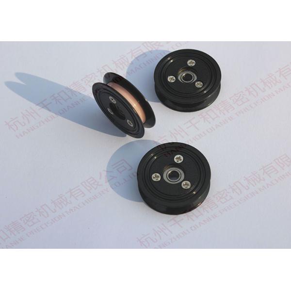 High polish Ceramic Wire Guide Pulley HRA88 hardness for coil winding machine