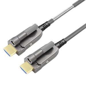 Armored Optical Fiber HDMI2.0 HD Cable Drum 4K 60Hz TPU Covered Cable For Audio
