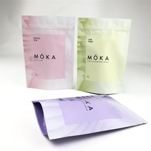 Gravure Printing Plastic Bath Salt Packaging Bags Resealable Matte