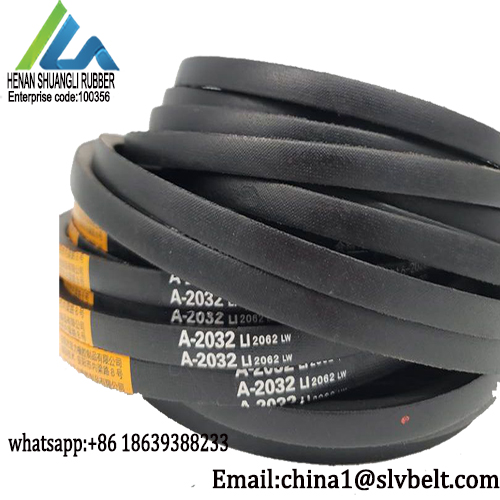 Small Transmission Rubber Type A V Belt Top Width 13MM Height 8mm