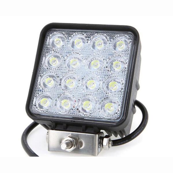 Quality Square 6000K 3300lm Led Fog Lights For 4WD 4X4 ATV SUV Stainless Steel Bracket wholesale