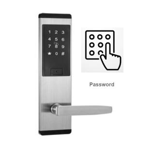PIN Code Card Intelligent Door Lock APP Controlled Smart For Hotel Apartment