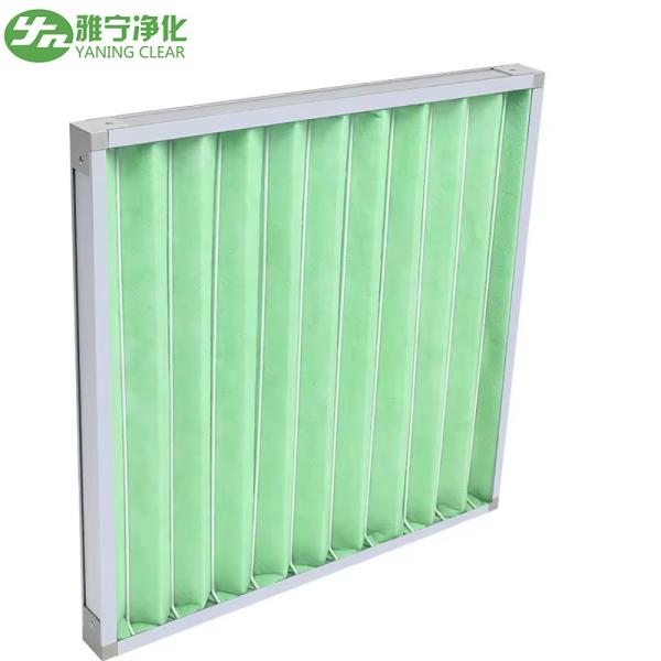 Mini Pleat G4 Pre Air Filter Ventilation System Synthetic Media Aluminum Alloy