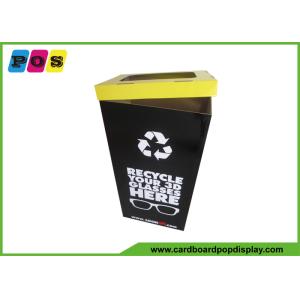 350gsm Coated Corrugated Shop Dump Bins , Logo Printed Cardboard Dump Bins DB018