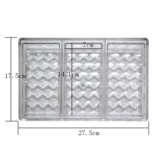 Household Rectangular Custom Chocolate Molds Polycarbonate DIY Customized