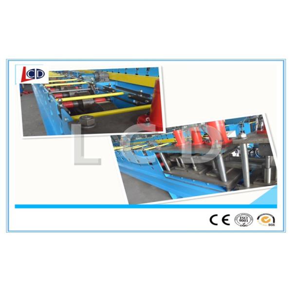 Multi Function Metal Stud Roll Forming Machine Chain Driven 12m / Min Capacity