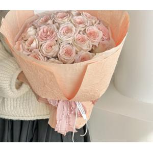 Soft Peach Series Ribbon Flower Bouquet Strap 2024 Valentine's Day Baking DIY