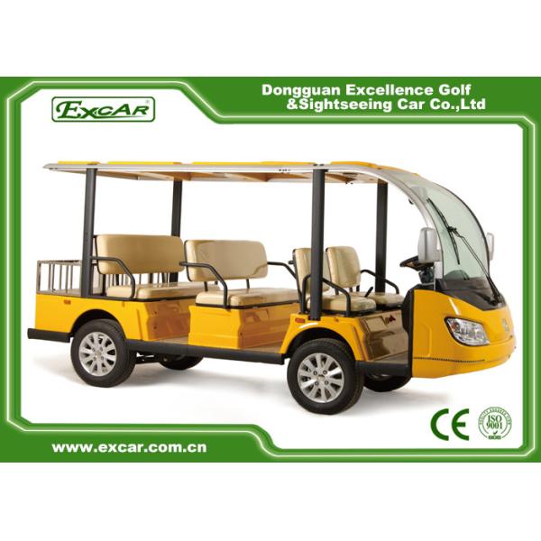 Quality 8 Passenger Electric Sightseeing Car With Trojan Battery Curtis Controller wholesale