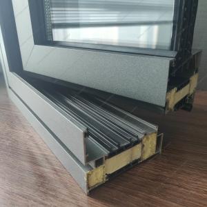 PA66 GF25 Broken Bridge Aluminum Alloy Window With Heat Insulation Profile