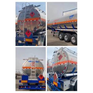 CIMC manufactures high-quality three-axle liquid tank cars with a maximum load