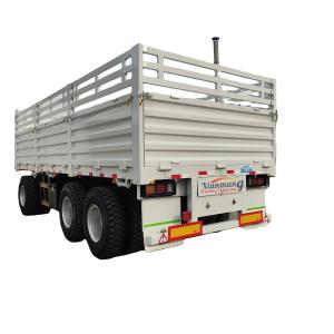 Cheap Customized Sinotruk HOWO 6X4 371HP 400HP 35t Used Cargo Truck 3 Axles Draw Bar Trailer for sale