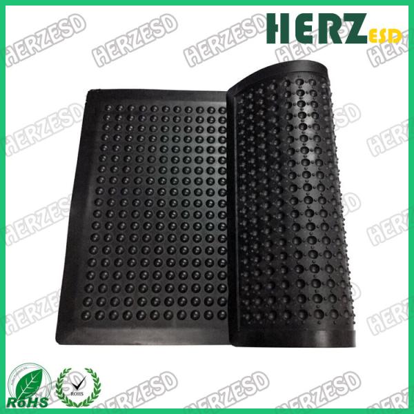 Weight 1.8 / 3kg ESD Rubber Mat / Anti Fatigue Floor Mats Surface Resistance 10e3-10e9 Ohm