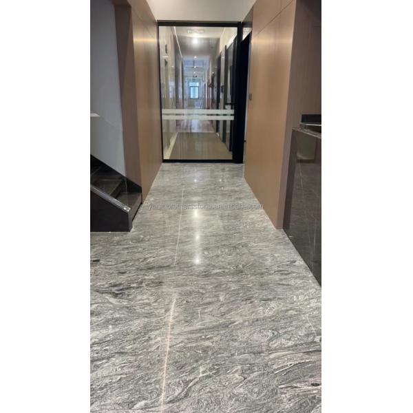 Natural Grey Granite Slab for Stairs and Floors A Modern Twist on Natural Fantasy