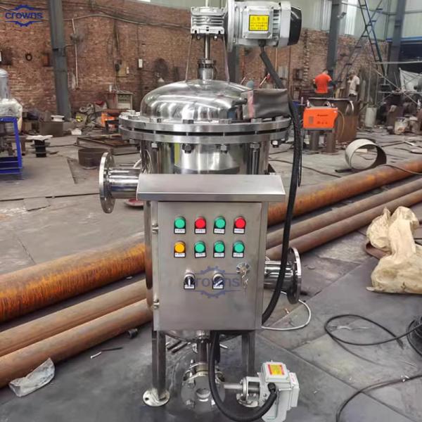 New Automatic Stainless Steel Self cleaning Automatic self cleaning backwashing filter for sewage treatment plant