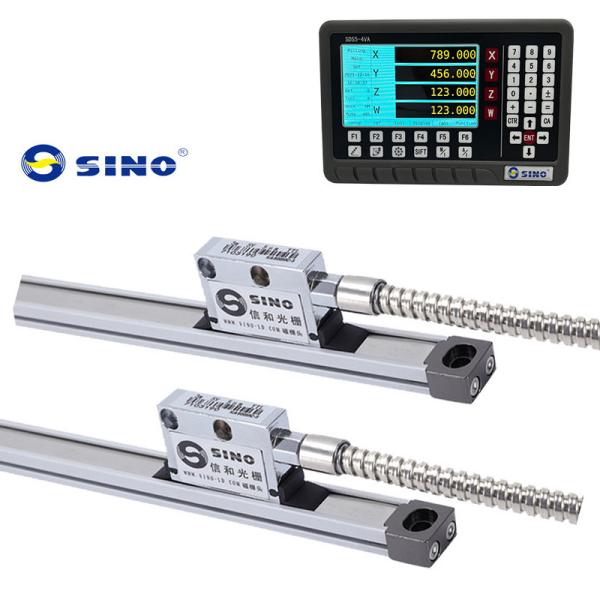 Quality SINO KA800MC Magnetic Linear Encoder Set with Digital Readout for Milling Machines 5µm Resolution 24V wholesale