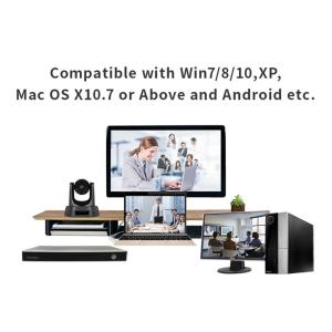 USB 3GSDI HDMI 10X Broadcast Conference PTZ Camera 2.38MP