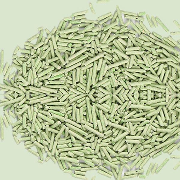 Wholesale Price 100% Plant-Based Tofu Cat Litter Sand Green Tea Scent Flushable Customizable Packaging Biodegradable Excellent Water Absorption Odor