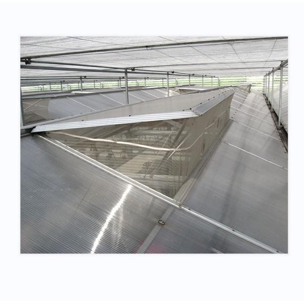 Quality Prefab Agricultural Greenhouses with Industrial Polycarbonate Sheets and Cooling System wholesale