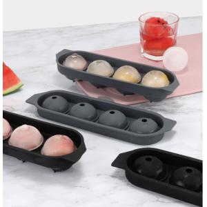 Hot Stocked Silicone Ice Ball Maker Easy Release Reusable Sphere Cube Tray for
