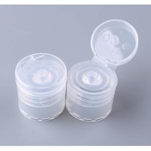 cosmetic Flip Top Bottle Caps Transparent smooth 20/410 24/410