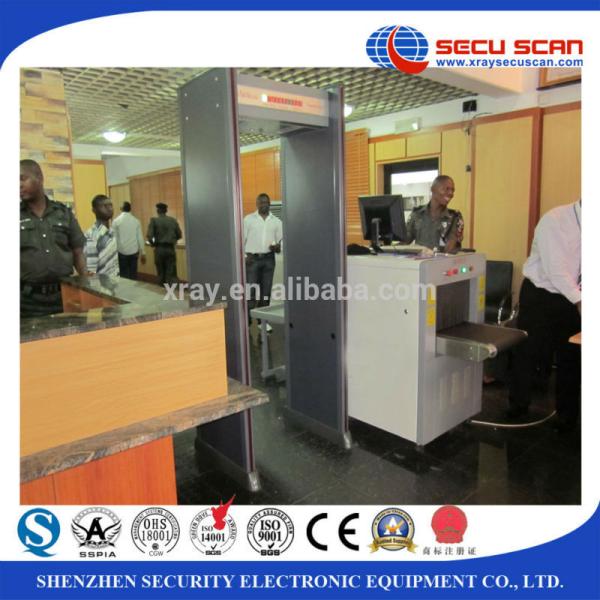 Anti Terrorist 33 Zones Walk Through Metal Detector For TV Station