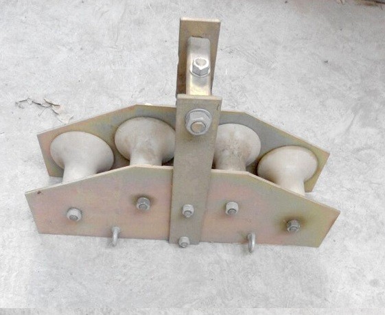 Fiber Optic Cable Tools 20KN Cable Pulley Block for Stringing OPGW Max 22mm