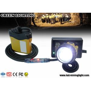 China LED mining headlamp safety cap lamp , super brightness 25000lux IP68 on sale