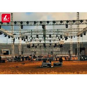China Event Hanging Light Aluminum Square Box Truss Frame System on sale