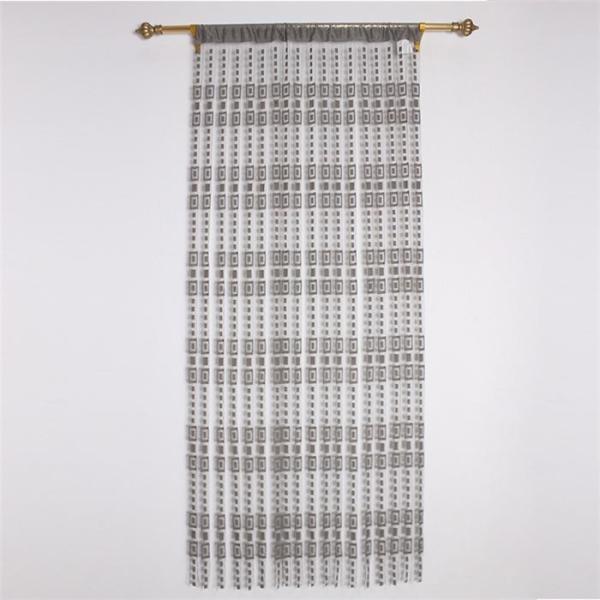 Warp knitting ODM fringes trimmings tassels string curtain tape for home