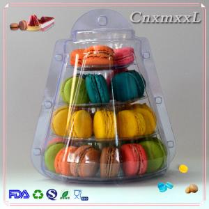 4 tier macaron display tower stand for french macaron