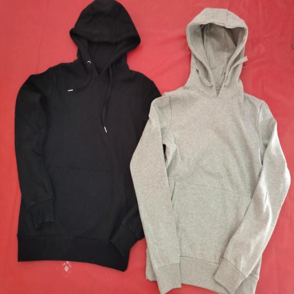 Simplicity Casual Stitching Men's Long Sleeve Hoodies 80% Cotton 20% Polyester