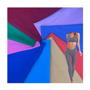 Cheap Anti-static 4 Way Stretch Lycra Waterproof Cloth Textiles Nylon Spandex Fabric for Yoga for sale
