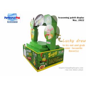 Yonghui Store Haday Store Cardboard Pallet Display 500KGS For Oyster Sauce