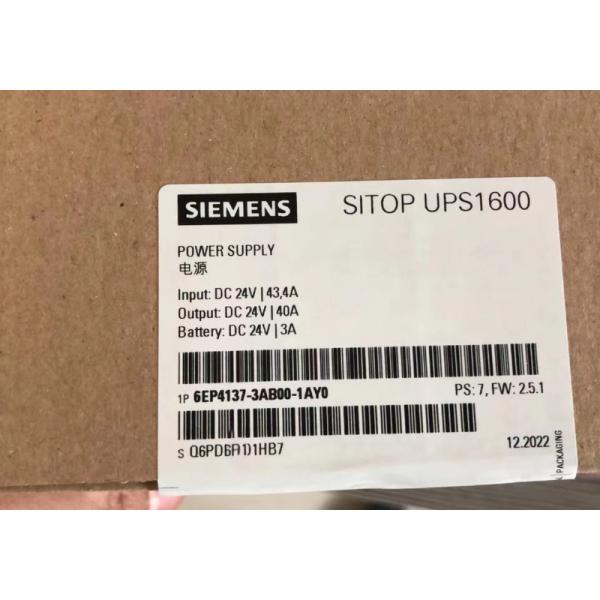 24V Uninterruptible SIEMENS SIMATIC Power Supply 6EP4137-3AB00-1AY0 SITOP