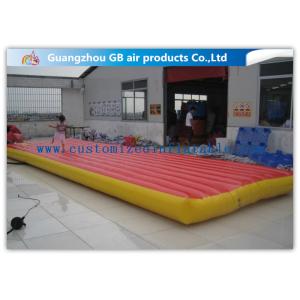 Red Interactive Inflatable Sports Games Air Mattress For Gym Bungee Jumping